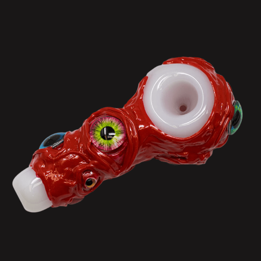 Weed Hand Pipe Multi Eyed Monster-5" 5" Airdrie Vape SuperStore and Bong Shop Alberta Canada