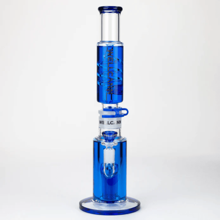 WELLCANN 7mm Glycerin Detachable Bong 15" 15" / Blue Airdrie Vape SuperStore and Bong Shop Alberta Canada