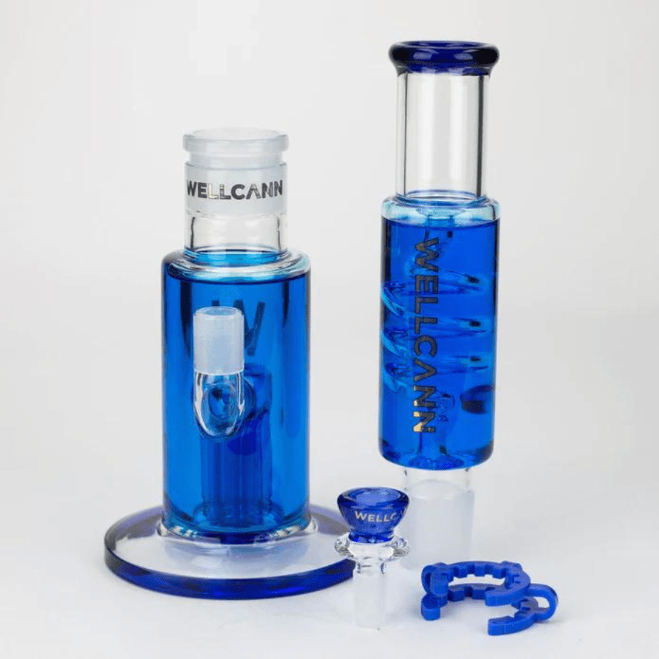 WELLCANN 7mm Glycerin Detachable Bong 15" Airdrie Vape SuperStore and Bong Shop Alberta Canada