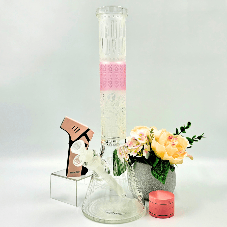 WENEED 7mm Eternal Rose Beaker 15" Airdrie Vape SuperStore and Bong Shop Alberta Canada