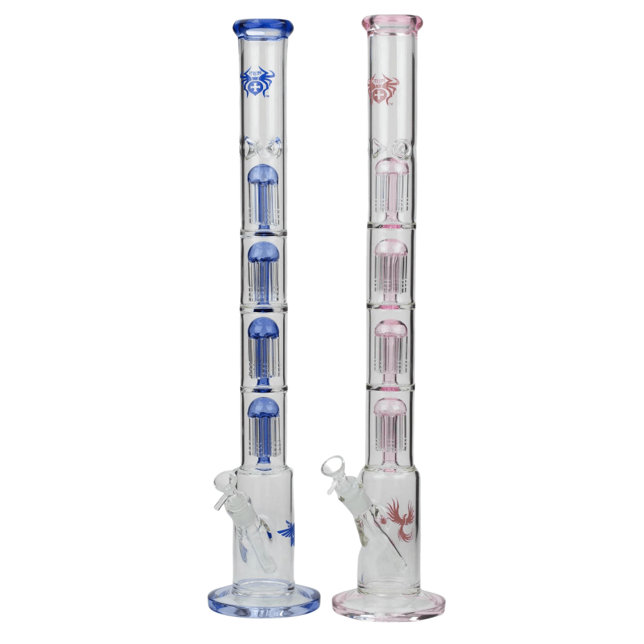 Xtreme 7mm Quad-percolator Straight Tube-26" 26" / Blue Airdrie Vape SuperStore and Bong Shop Alberta Canada