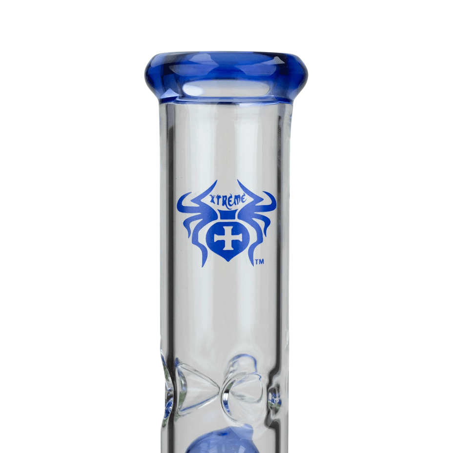 Xtreme 7mm Quad-percolator Straight Tube-26" 26" / Blue Airdrie Vape SuperStore and Bong Shop Alberta Canada