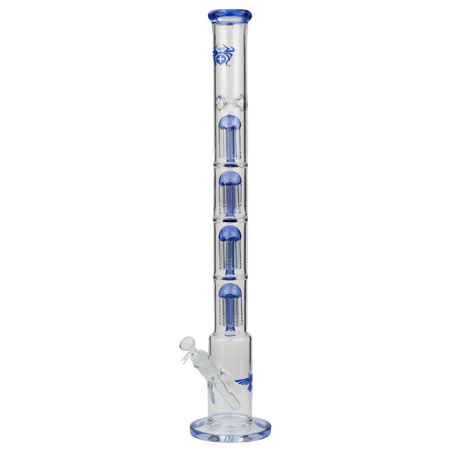 Xtreme 7mm Quad-percolator Straight Tube-26" 26" / Blue Airdrie Vape SuperStore and Bong Shop Alberta Canada