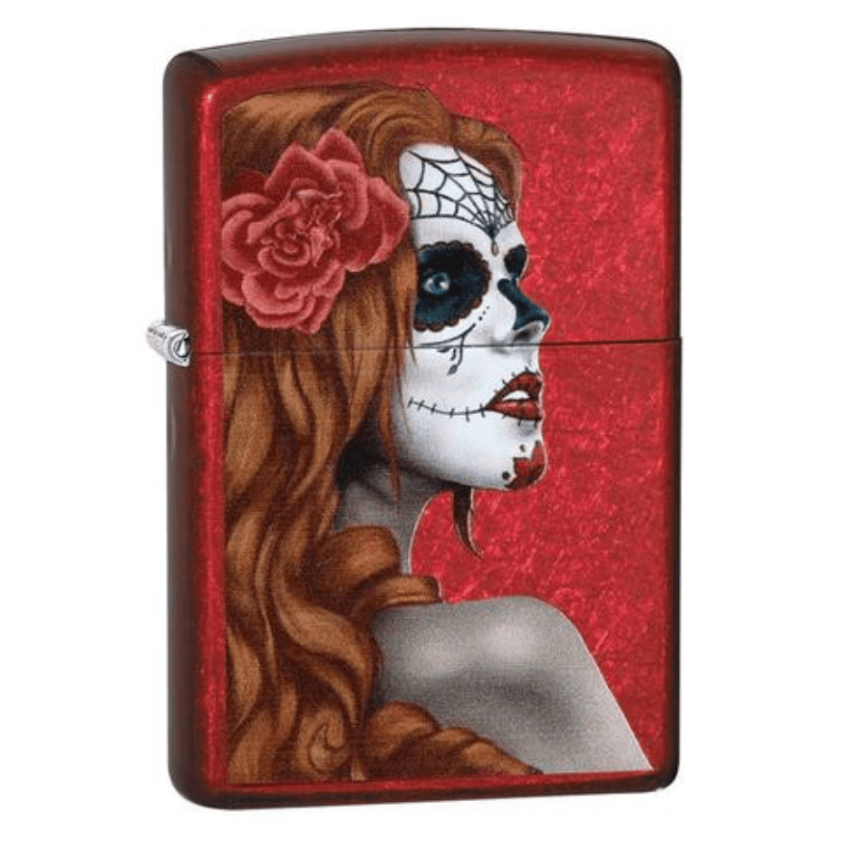 Zippo Lighter Red Rose Lady Airdrie Vape SuperStore and Bong Shop Alberta Canada